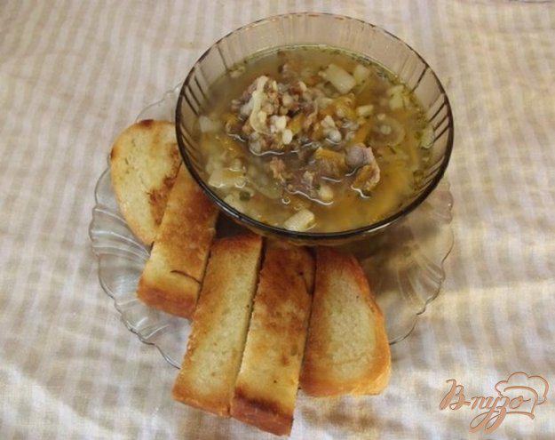 фото рецепта: Суп на сале и баранине с гречкой
