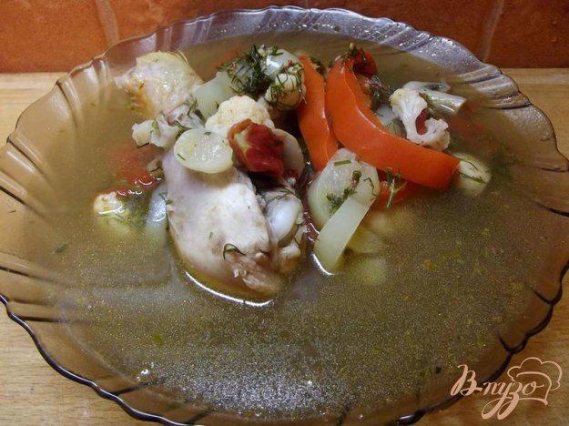 фото рецепта: Грибной суп с курицей