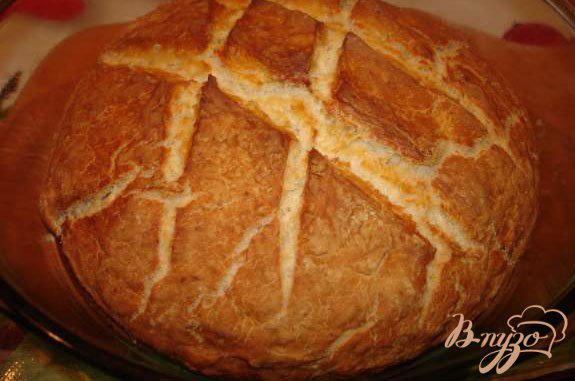 фото рецепта: Хлеб для лентяйки в кастрюле (Содовый хлеб)