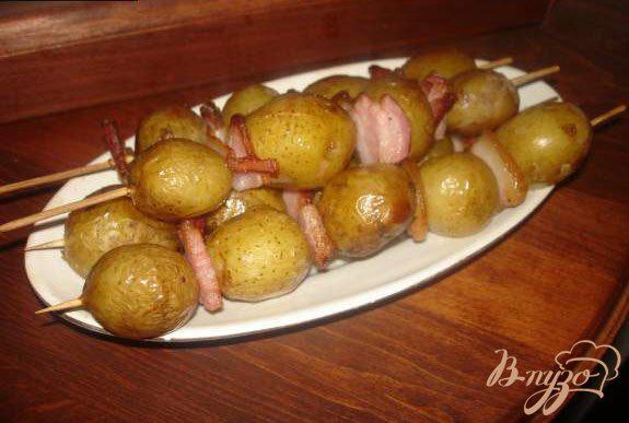 фото рецепта: Картофельные шашлычки