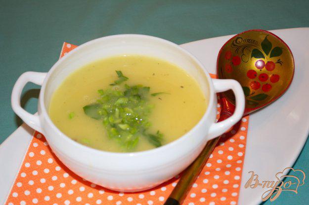фото рецепта: Картофельный суп-пюре с курицей и зеленью