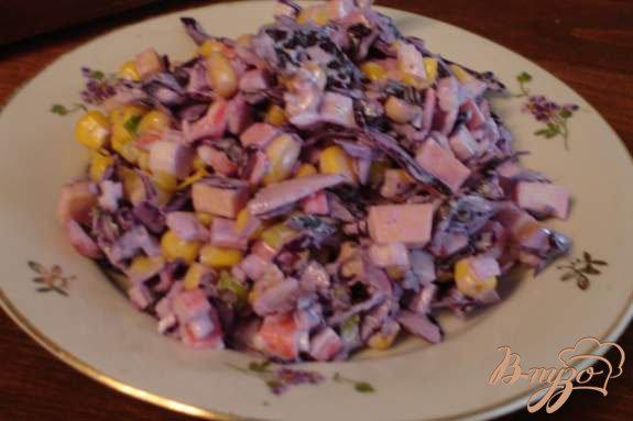 фото рецепта: Салат из красной капусты