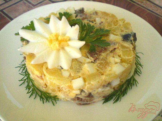 фото рецепта: Картофельный салат с копченой иваси