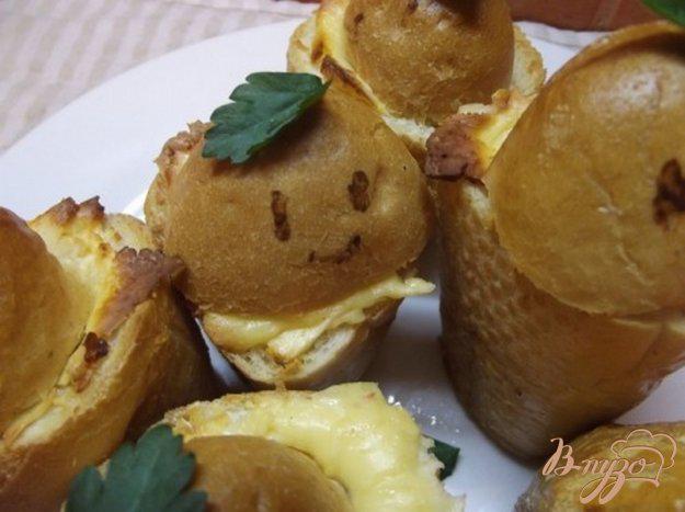 фото рецепта: Закусочные пенечки с грибами