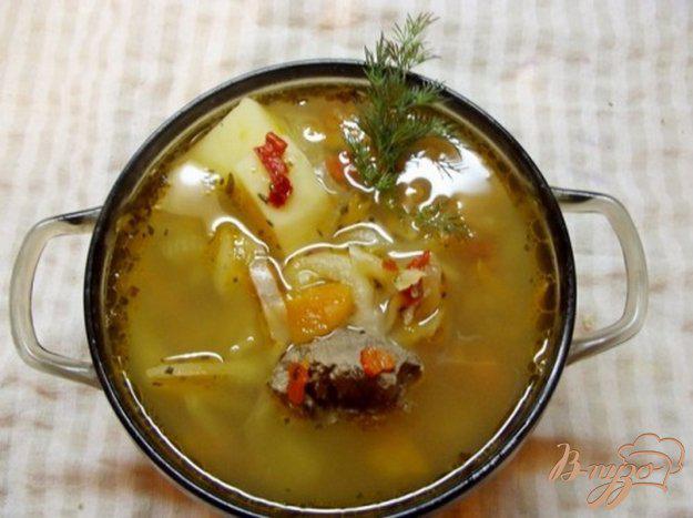 фото рецепта: Суп из печени и овощей