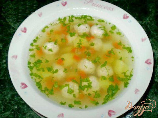 фото рецепта: Диетический суп с фрикадельками