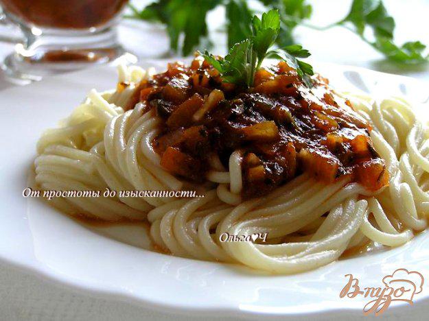 фото рецепта: Спагетти с томатным соусом
