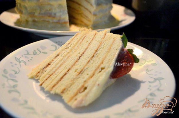 фото рецепта: Торт « Почти Наполеон» на сковороде