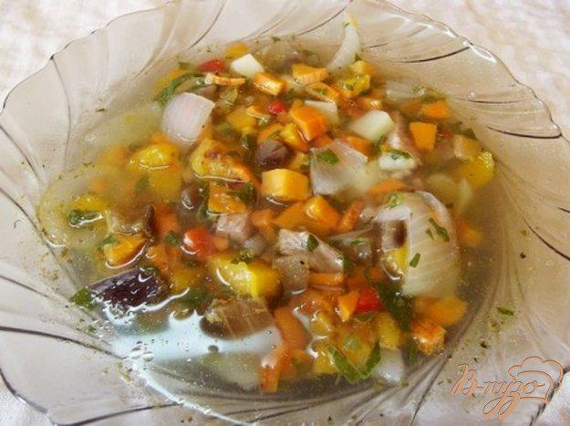 фото рецепта: Суп ассорти с печеными овощами