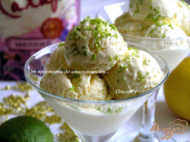 фото рецепта: Лимонно-лаймовое мороженое