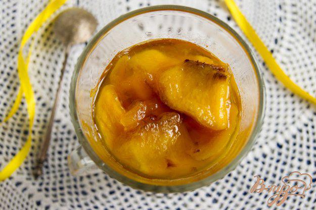 фото рецепта: Персиковое варенье с курагой и кардамоном