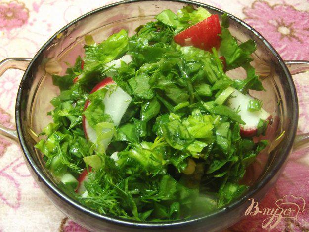 фото рецепта: Салат диетический с редисом