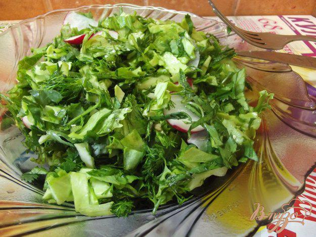 фото рецепта: Мятный салат с крапивой
