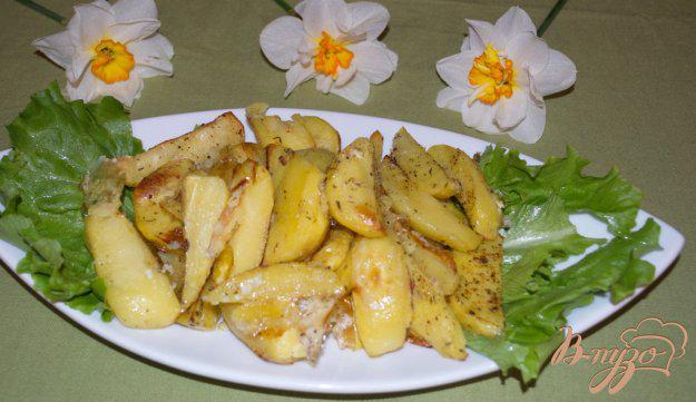 фото рецепта: Картофель в белке, приготовленный в духовке