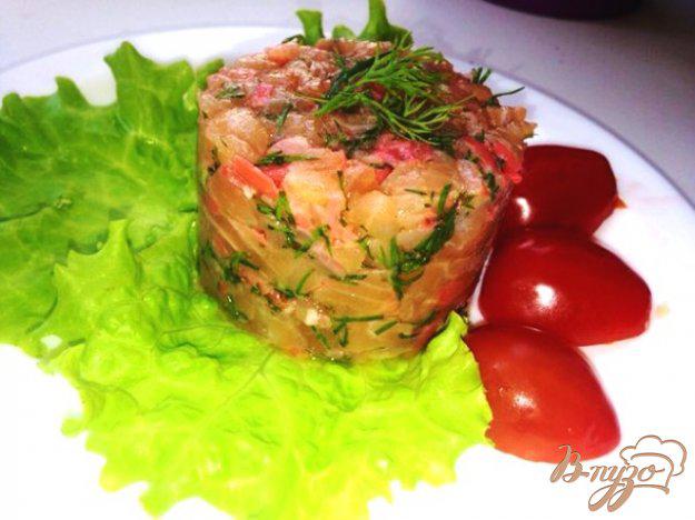 фото рецепта: Тартар из лосося с имбирем