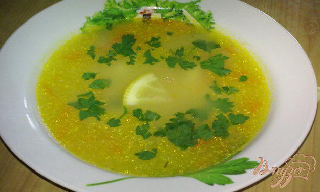 фото рецепта: Простой куриный суп с рисом
