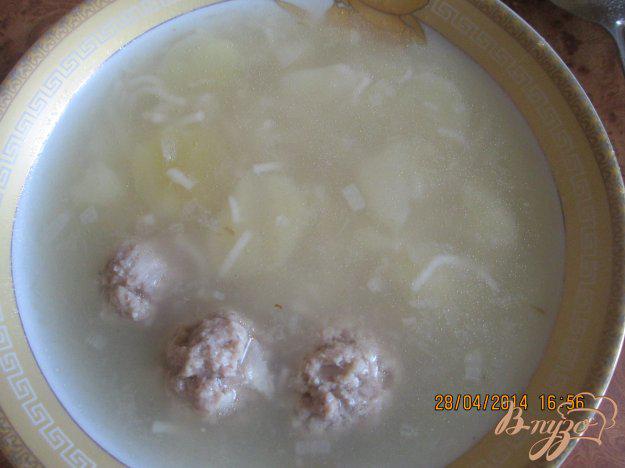 фото рецепта: Картофельный суп с фрикадельками