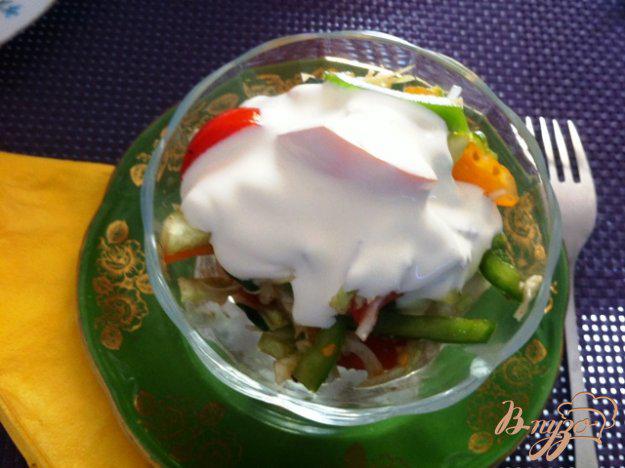 фото рецепта: Овощной салат с капустой