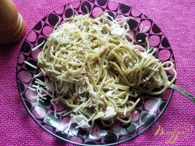 фото рецепта: Спагетти с чесночным маслом