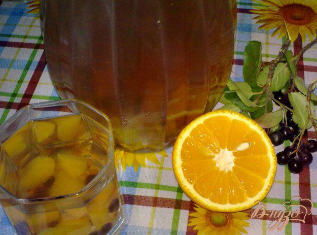 фото рецепта: Компот из рябины и апельсина