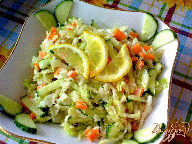 фото рецепта: Салат с белокочанной капустой