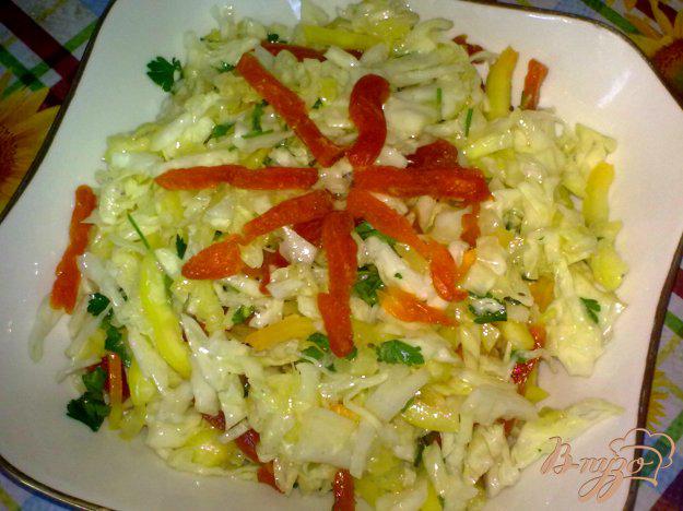 фото рецепта: Салат с капустой и курагой