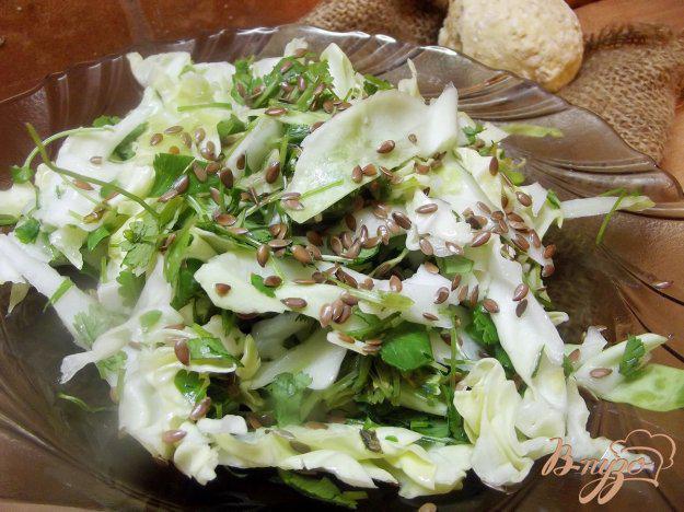 фото рецепта: Капустный салат с кинзой