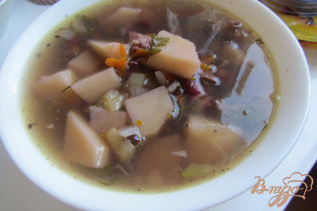 фото рецепта: Суп с красной фасоли без зажарки