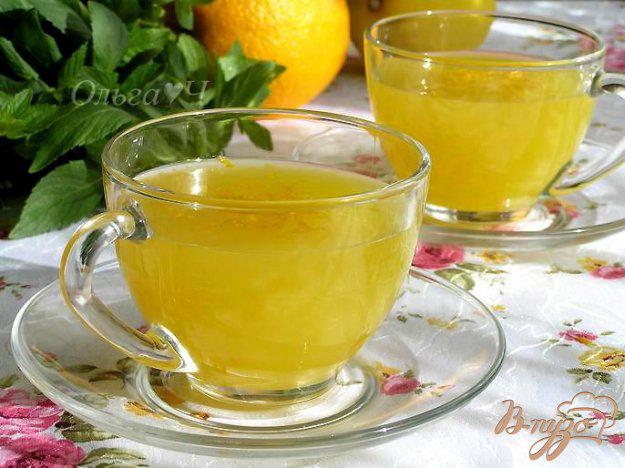 фото рецепта: Апельсиновый кисель с лимоном