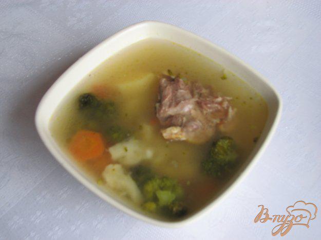 фото рецепта: Куринный суп с брокколи