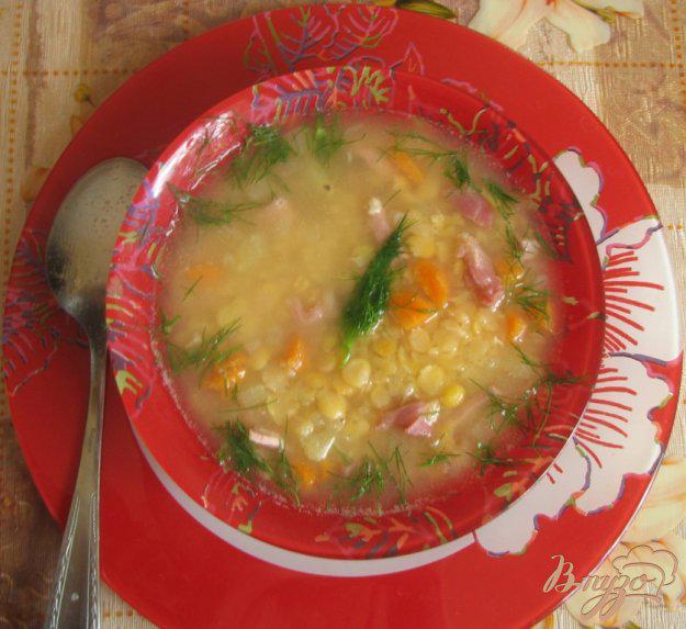 фото рецепта: Гороховый суп с копченостями