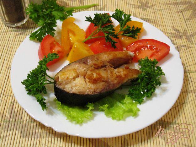 фото рецепта: Белая рыба со свежими помидорами