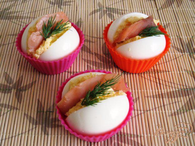 фото рецепта: Закуска из яиц «Рыбный день»