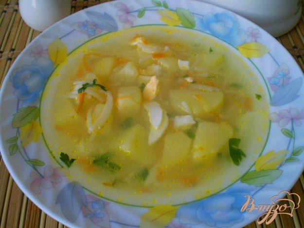 фото рецепта: Суп с вареными яйцами