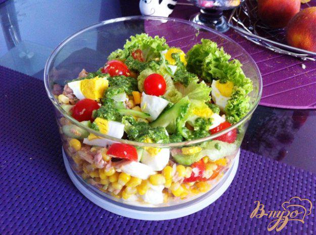 фото рецепта: Салат с тунцом и овощами