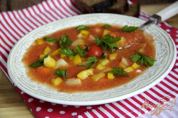 фото рецепта: Томатный холодный суп