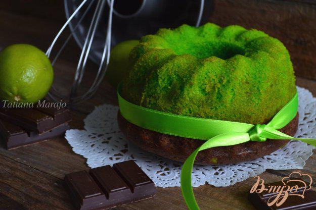 фото рецепта: Лаймово-шоколадный кекс