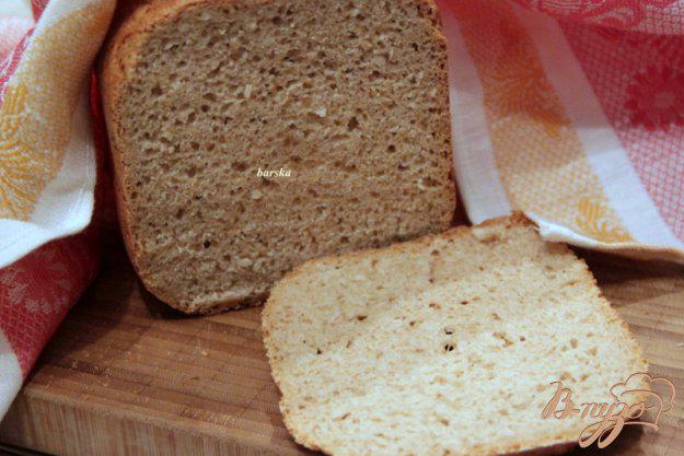 фото рецепта: Смешанный хлеб с рисовыми хлопьями