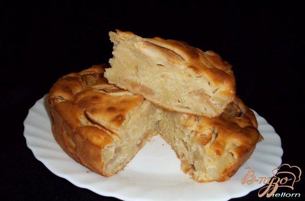 фото рецепта: Лимонный пирог с яблоками