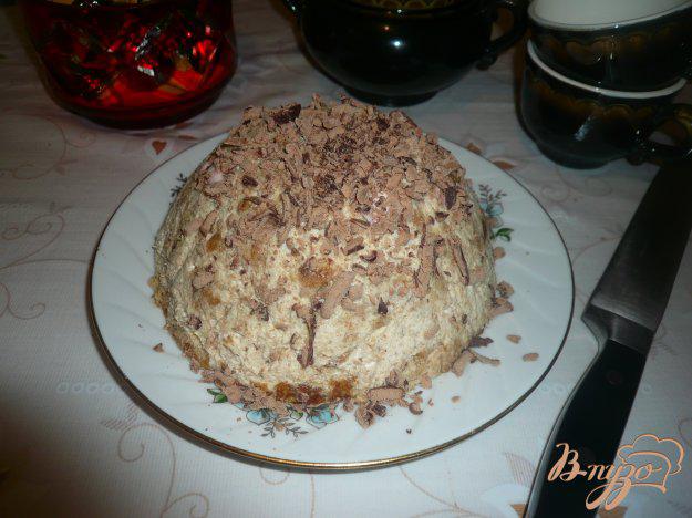 фото рецепта: Тортик без выпечки из пряников и зефира