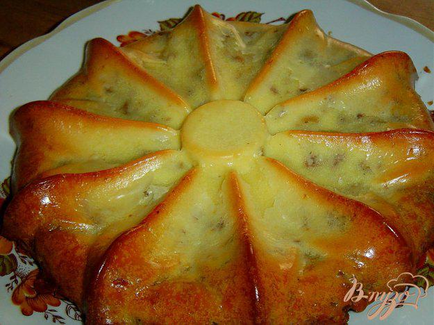 фото рецепта: Заливной мясной пирог с грибами