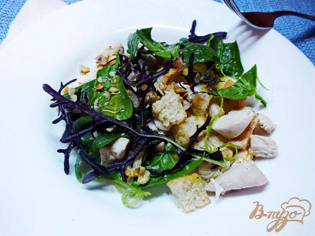 фото рецепта: Куриный салат с руколой и грецкими орехами