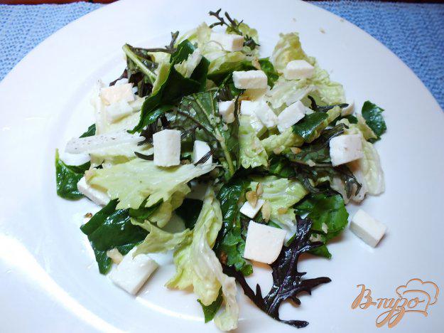 фото рецепта: Салат с козьей брынзой и овощами