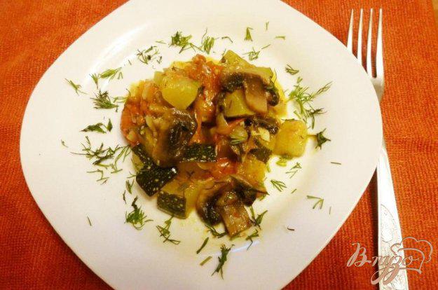 фото рецепта: Гарнир из кабачков с овощами