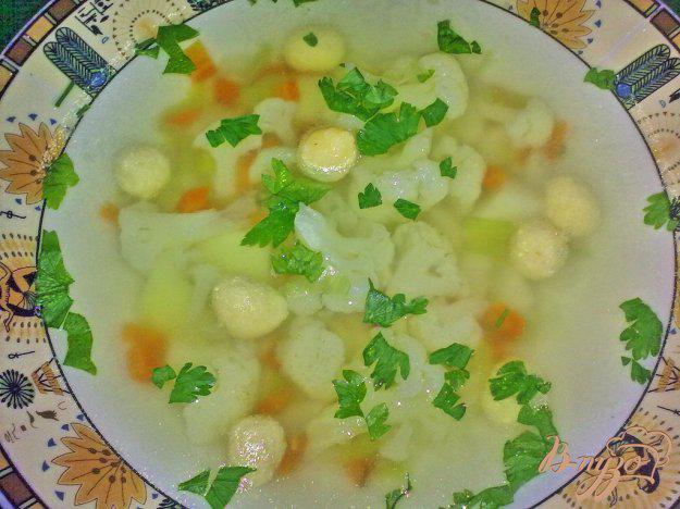 фото рецепта: Суп с сырными шариками