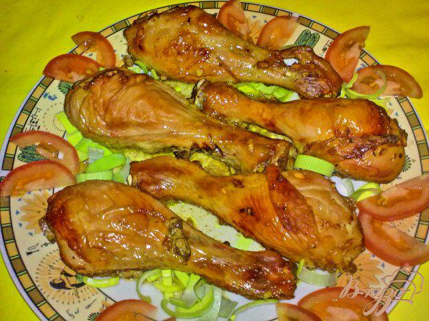 фото рецепта: Куриные ножки в ананасе и каркаде
