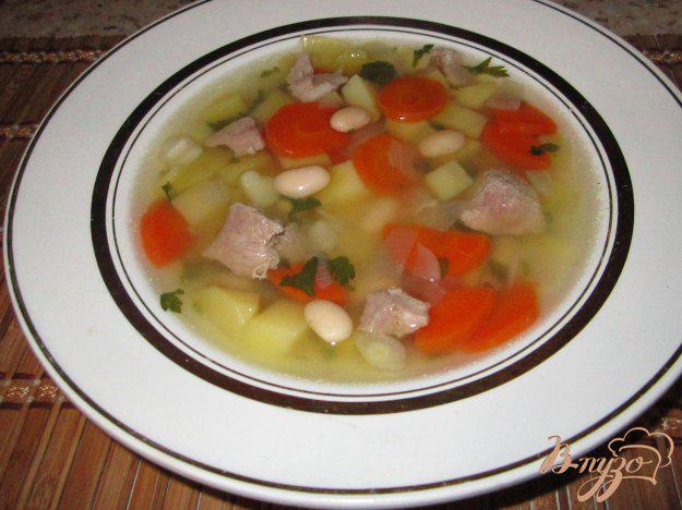 фото рецепта: Суп из фасоли со свининой