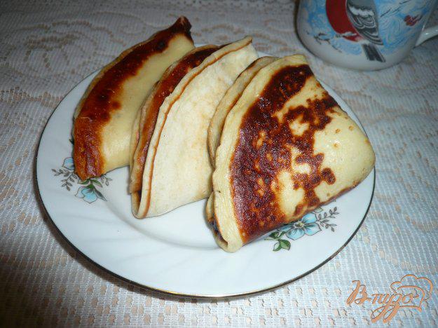 фото рецепта: Кефирные блинчики с медом