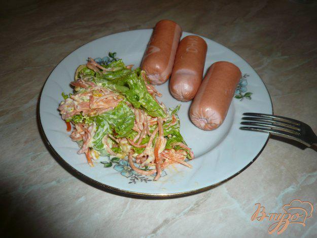 фото рецепта: Пикантный салатик за пять минут