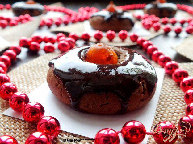 фото рецепта: Шоколадное печенье с кумкватами